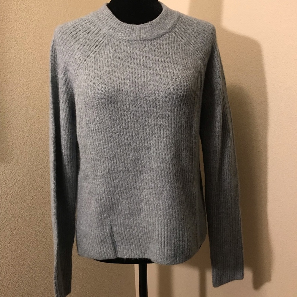 Robins Egg Blue Textured Sweater